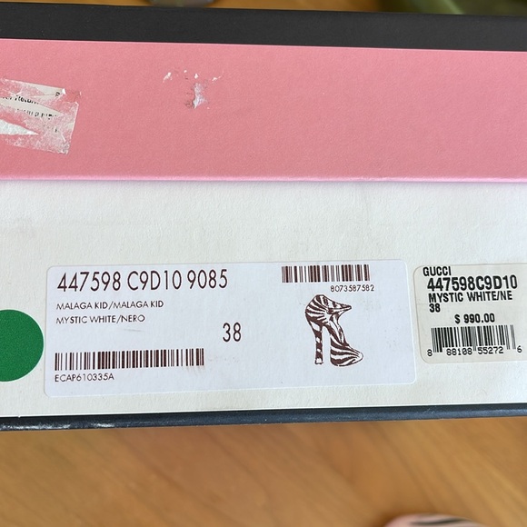 GUCCI MALAGA KID PUMPS. SZ 38 - Picture 4 of 8